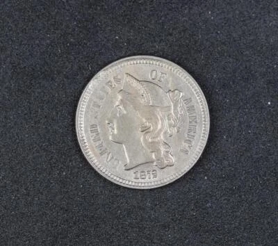 1872 Three Cent Nickel Uncirculated - *DoubleJCoins* - 110845 - Image 1 of 3