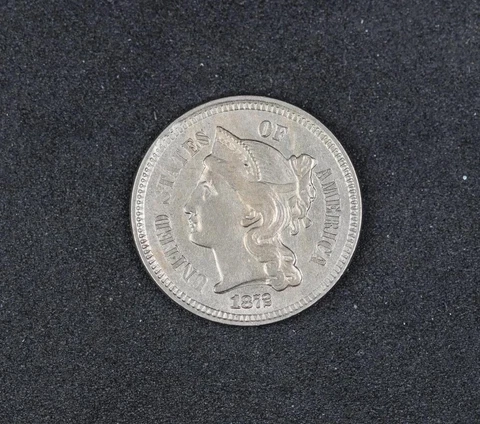 1872 Three Cent Nickel Uncirculated - *DoubleJCoins* - 110845 Cover