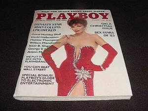 PLAYBOY DEC 83 DECEMBER 1983 12-83  JOAN COLLINS  GLOSSY FINE COND selectvintage - Bild 1 von 1