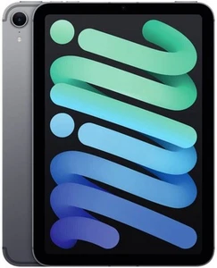 Apple iPad Mini 7 Gen 128GB 5G (2024) Space Grey A2995, TOP Zustand - Afbeelding 1 van 5