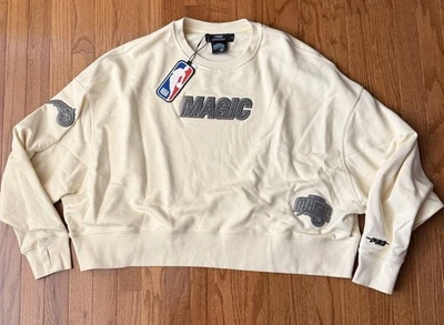 Moletom Orlando Magic Pro Standard feminino off white reverso French Terry GG - Imagem 1 de 3