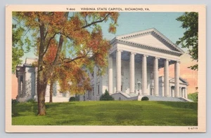 Postkarte V800 Virginia State Capitol Richmond Virginia - Bild 1 von 2