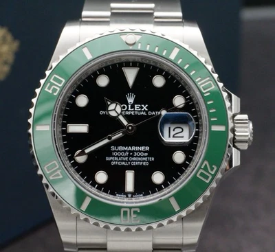 🟢 Rolex Submariner 126610LV “Starbucks / Cermit” – 41 mm – COMO NUEVO – Caja y papeles Foto 1 de 4