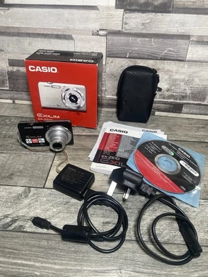 Casio Digital Camera Exilim EX-ZS10 14.1MP Black Tested Full Working - Image 1 of 4