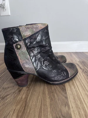 Spring Step L'Artiste Waterlily Women Genuine Leather  Boot Size 37 (us 6.5-7) - Image 1 of 4