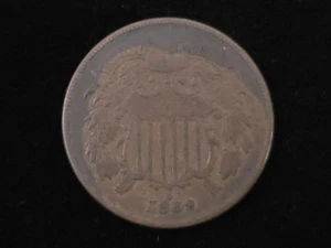 1869 Two Cents Very Fine+ 21226 - Picture 1 of 2