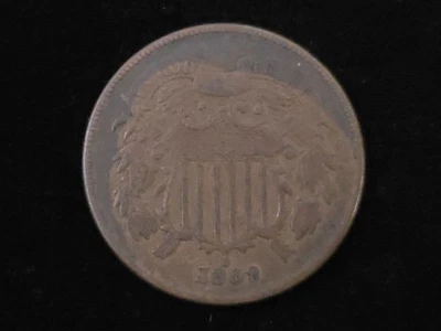 1869 Two Cents Very Fine+ 21226 - Image 1 of 2