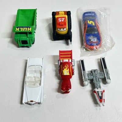 (Lot Of 6) Die-Cast Vehicles Disney Star Wars Marvel Hulk boss Hoss ERTL Cars - Image 1 of 4