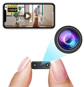 Kleinste kabellose WLAN Kamera, HD1080P tragbare Überwachungskamera mit Video Rec... - Bild 1 von 9