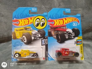 Hot Wheels Boneshaker Lote Rod Squad Moon Eyes + Legends Of Speed Diecast - Imagen 1 de 12
