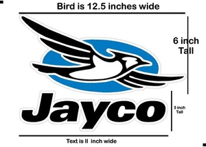 Jayco replacement Sticker label for RV Trailer lantern stove lamp 2 piece set - Foto 1 di 4