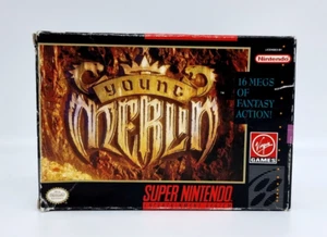 Young Merlin Super Nintendo SNES Boxed USA - Picture 1 of 10