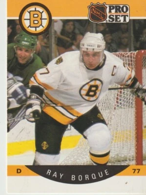 Pro Set 1990 NHL Karte Boston Bruins #1 Ray Bourque - Bild 1 von 2