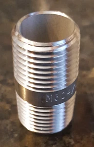 EDELSTAHL ROHRVERSCHRAUBUNG M304/L40W1F 1,5" x 1/2" - Bild 1 von 5