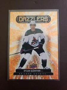 2022-23 Dylan Guenther Orange Dazzlers Rookie Upper Deck Series 2 Hockey Arizona - Picture 1 of 2