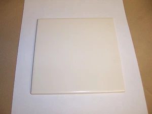 1pc NEW OLD STOCK 154x154 Almond / Cream / Off-White 6" Ceramic wall floor  Tile - Picture 1 of 1