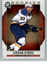 2018-19 O-Pee-Chee Coast to Coast #183 Jordan Kyrou RC (ref 126276)