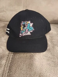 Vintage London Knights Snap Back Hat Cap OHL Jr Hockey Black - Picture 1 of 7