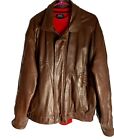 Mens Leather Bomber Coat Telegraph the Cooper 46 Vintage Zip Distress Insulation