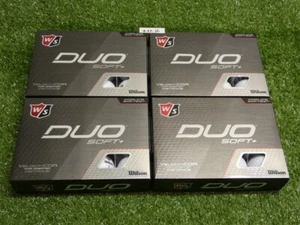 Wilson Duo Soft+ White Golf Balls 4 Dozen No Logos New - Picture 1 of 3