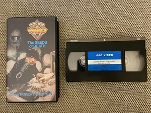 Doctor Dr Who The Seeds Of Death VHS Cassette Tape Early PRE-CERT BBCV 2019 RARE - Picture 1 of 4