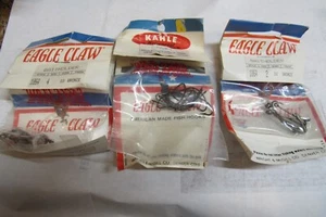3pk Eagle Claw 186A & 141A Bait Holder Hooks 10ct Pack (30 Total) Fishing Hook - Picture 1 of 4