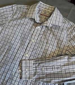 Men’s Croft & Barrow Blue Pink Plaid Easy Care Classic Fit 15 1/2 32/33 Easter - Picture 1 of 10