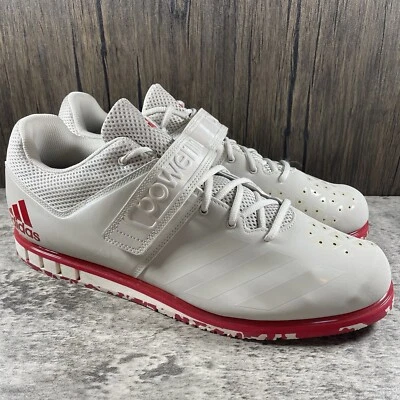 Adidas Powerlift 3.1 Tiza Perla Para hombres 15 Gris Rojo Zapatos Entrenamiento Atlético Gimnasio Foto 1 de 4