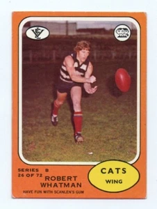1973 B Scanlens (26) Robert WHATMAN Geelong - Picture 1 of 2