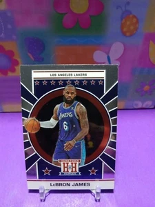 LEBRON JAMES 2021-22 CHRONICLES HOMETOWN HEROES PRIZMS SILVER #663 LAKERS - Picture 1 of 2