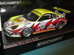 Porsche 911 GT3 RSR Le Mans 2005 Minichamp Chequered Flag model Scale 1:43 rd - Picture 1 of 6