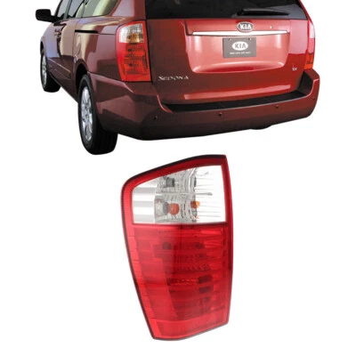 Conjunto de luces traseras para mini furgoneta Kia Sedona 2006-2009 con bombilla nueva lado del conductor Foto 1 de 4