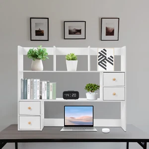 3 Tier 100cm Office Desktop Organizer Stand Storage Rack Tabletop Display Rack - Picture 1 of 19