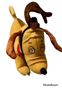Hallmark 1998 Max Dog Puppy Dr Seuss Grinch Stole Christmas Plush 9” Stuffed - Picture 1 of 5