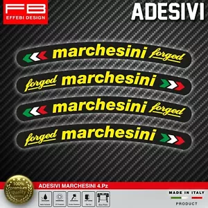 Adesivi Stickers Kit Marchesini Forged Racing Wheels Cerchi Ruote Moto SBK Bike - Foto 1 di 1