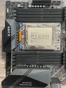 Asrock X399 Phantom Gaming 6 motherboard + Ryzen Threadripper 1920X FOR PARTS - Bild 1 von 6