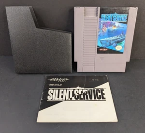 Silent Service NES (Nintendo Entertainment System, 1989) y folleto - Imagen 1 de 7