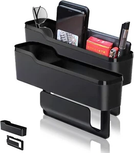 Car Accessories Seat Gap Filler Storage Box Phone Holder Organizer Side Bag - Picture 1 of 13