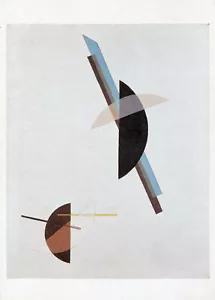 Moholy-Nagy•On White Ground•Bauhaus Artist•4x6 Postcard - Picture 1 of 1