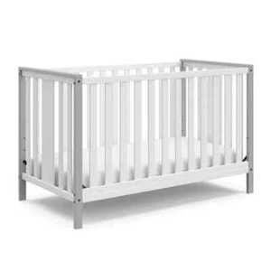 Modern Pacific Pebble Gray 4-in-1 Convertible Crib - Picture 1 of 8