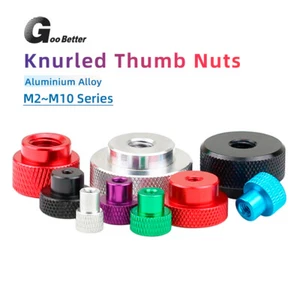 M3~M10 Aluminum Round Knurled Thumb Nut Hand Grip Knob Nuts For Camera Tripod - Picture 1 of 7
