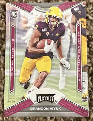 Brandon Aiyuk 2020 Panini Chronicles Draft Picks Playoff RC #7 Arizona State - Image 1 of 2