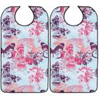  2 Pc Adult Bib The Surface Is Printed Satin Miss Food Elderly Eating Cloth