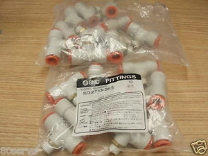 SMC PNEUMATIC  T AIR FITTING # KQ2T13-35S   ( SALE IS FOR 20EA.)  NEW - Picture 1 of 3