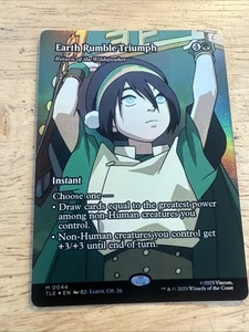 MTG - Earth Rumble Triumph FOIL - Avatar: The Last Airbender Eternal (NM) - Picture 1 of 2