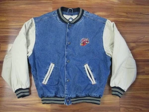 Giacca Gear Akron Aeros / Rubberducks in denim con bottoni Varsity - XL - usata delicatamente - Foto 1 di 8