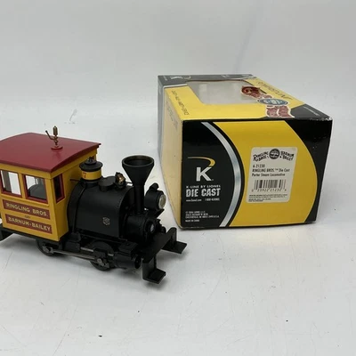 K-Line O Gauge 6-21230 Ringling Bros. Die Cast Porter 0-4-0Steam Locomotive No.7 - Image 1 of 4