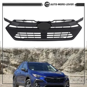 Fit For Subaru Crosstrek 2024 Plastic Front Bumper Upper Grille Matte Black - Picture 1 of 20
