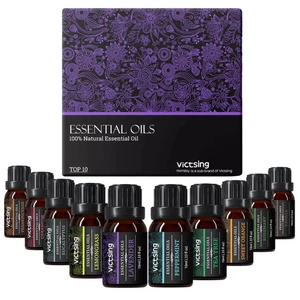 10 x 10 ml Essential Oils 100% Pure - for Aromatherapy Home Fragrances Diffuser - Picture 1 of 13