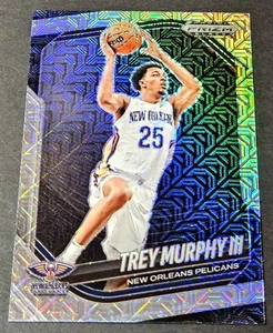 2024-25 Panini Prizm Black Mojo /25 Trey Murphy III Refractor #124 Pelicans - Picture 1 of 2